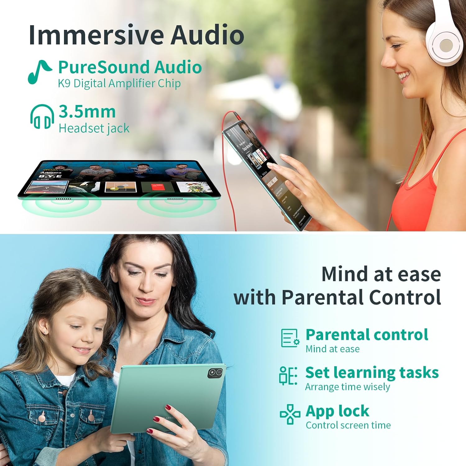 TECLAST P40S Android12 Tablet 10.1 Pollici, 12GB RAM+128GB ROM(TF 1TB), Octa-Core 2GHz, 2.4G/5G WiFi, BT5/Camara13MP/Google GMS/GPS/OTG/Face ID/Type-C/6000mAh/Headphone Jack/Metal-2024 TECLAST P40S Android12 Tablet 10.1 Pollici, 12GB RAM+128GB ROM(TF 1TB), Octa-Core 2GHz, 2.4G/5G WiFi, BT5/Camara13MP/Google GMS/GPS/OTG/Face ID/Type-C/6000mAh/Headphone Jack/Metal-2024