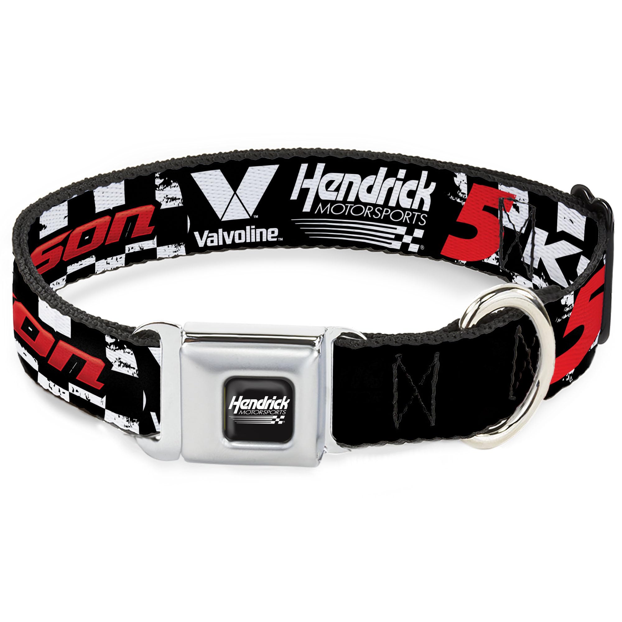 Collier chien boucle métal réglable Hendrick Motorsports noir