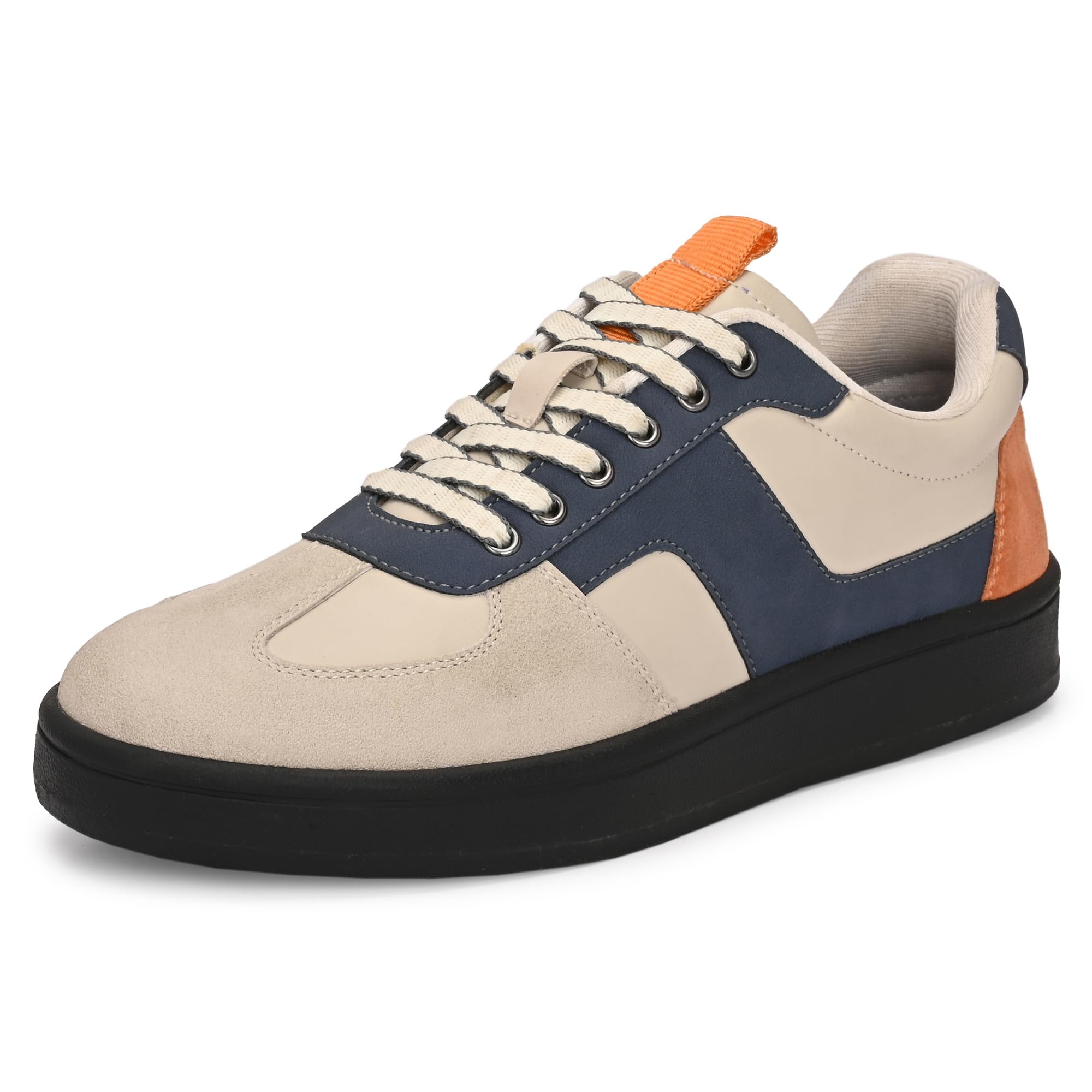 cruiser Men’s Color Block Sneakers | Cushioned Insole Comfortable Shoes | Trendy & Stylish Modern Sneakers | Durable TPR Sole Casual Walking Footwear (2653)-picture-19