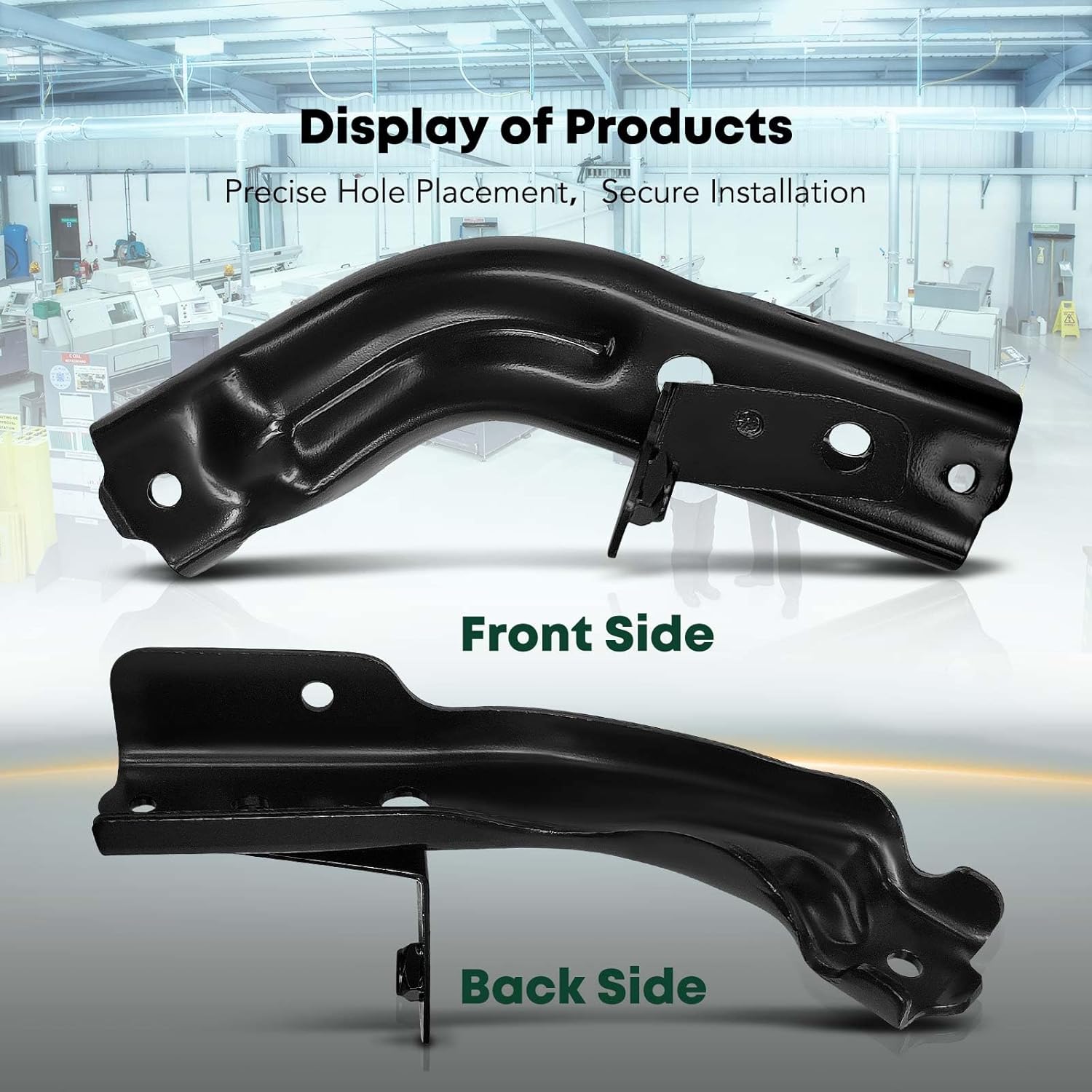 YHTAUTO Front Right Passenger Side Bumper Cover Retainer Compatible with Nissan Murano 2019-2024, Steel Bumper Bracket