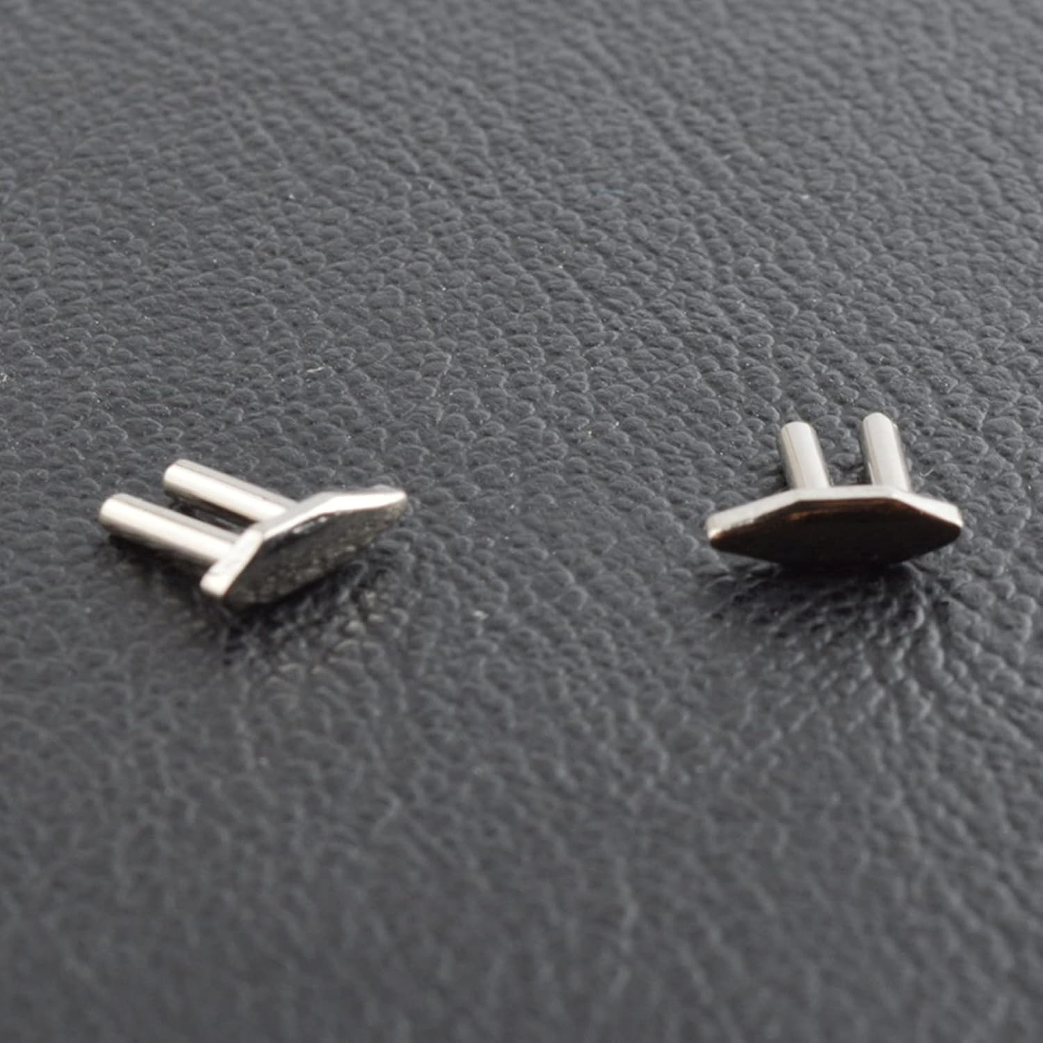 Glasses Accessories 20/100 Pieces, 1.18 Mm in Diameter, 7 Mm in Length, Double Rivets and Two Teeth Metal Pins for Glasses, Used for Glasses Hinges or Temples. (Size : 100 Pieces)