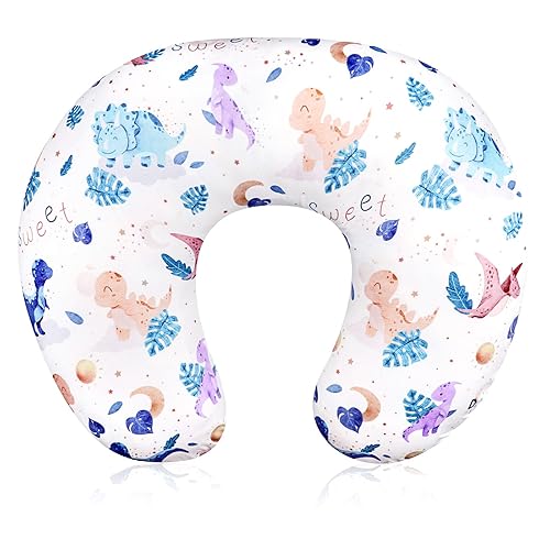 DILIMI Nursing Pillow Cover Stretchy Removable Case for Breastfeeding Pillows, Ultra Soft Comfortable Slipcover for Baby Girl and Boy, Watercolor