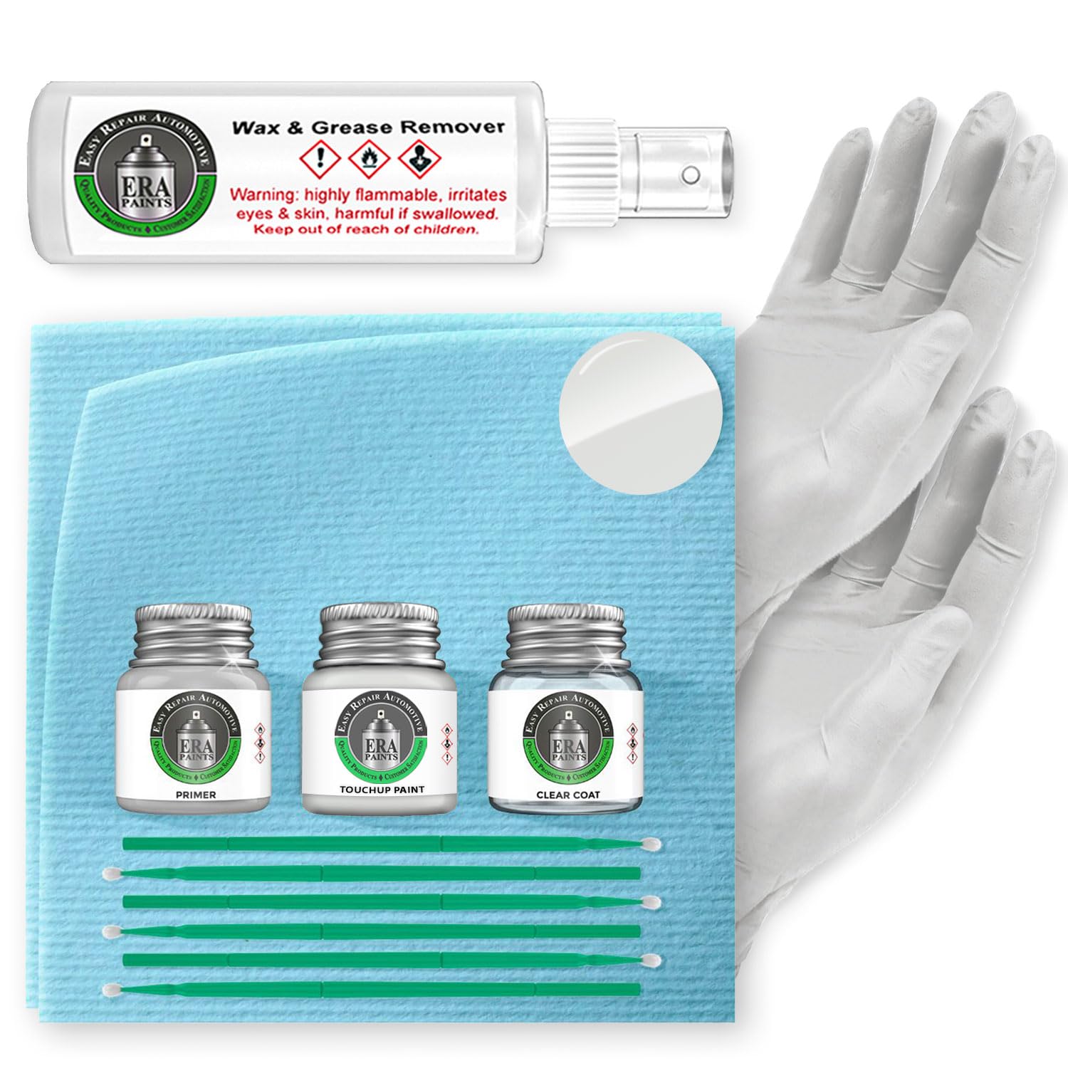 ERA Paints PDW - Dazzling White for HYUNDAI Exact Match Automotive Touch Up Paint Jar - Pro Kit