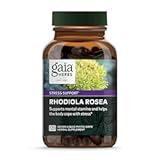 Gaia Herbs Rhodiola Rosea - Stress Support Supplement Traditionally for Supporting Healthy Stamina and Endurance - With Siberian Rhodiola Root Extract - 120 Vegan Liquid Phyto-Capsules (60-Day Supply)