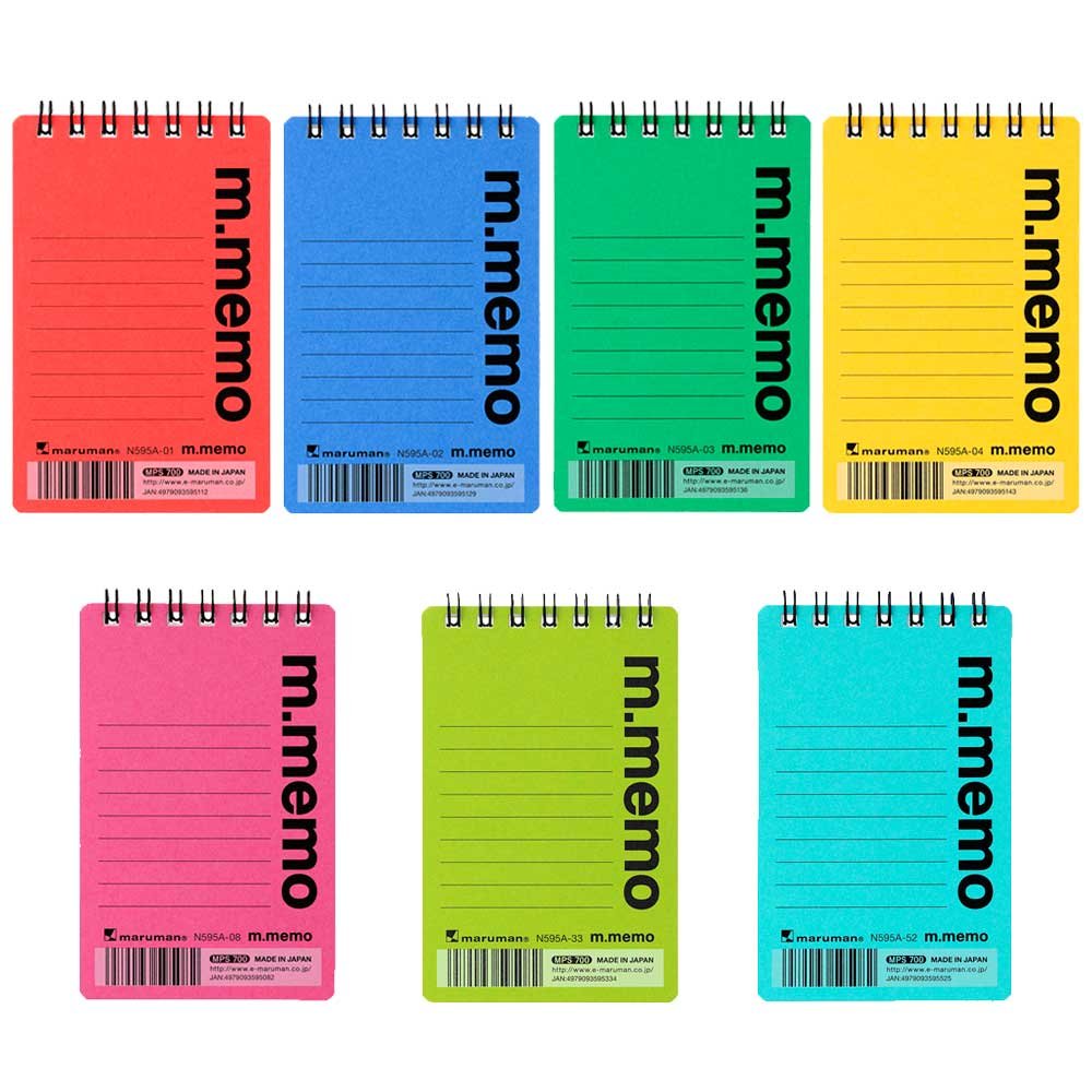 ミニメモ帳 Amazon.co.jp: マルマン M.Memo ミニメモ帳 A7(6mm-罫線) -N595A