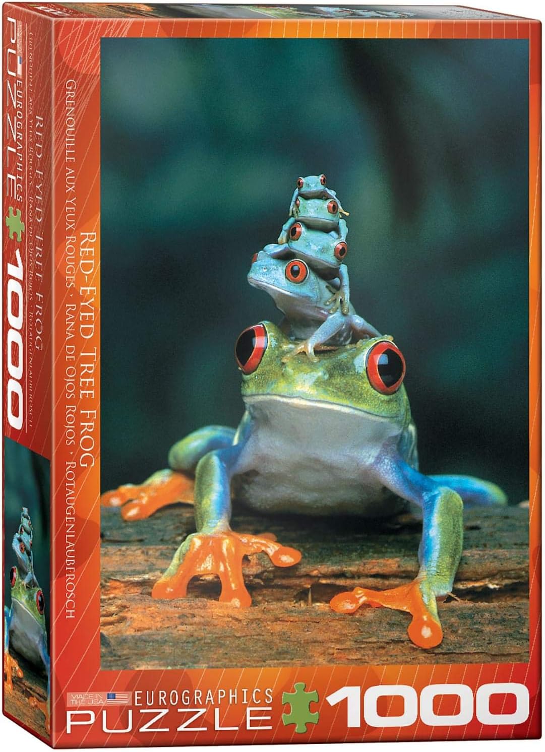 EuroGraphics Red Eyed Tree Frog 1000 Piece Puzzle (6000-3004)