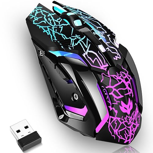 Wireless Rechargeable Gaming Mouse with Type-C Charging