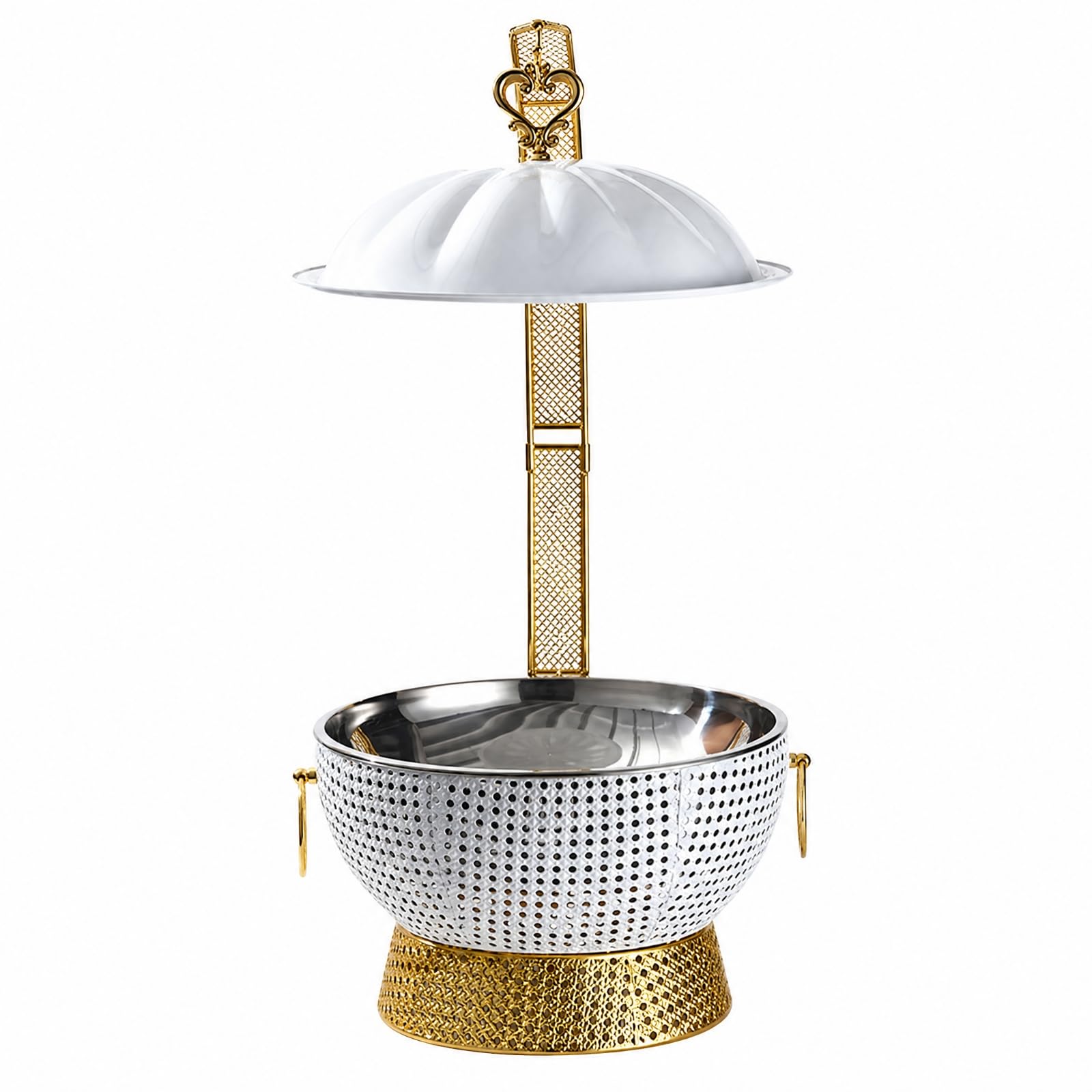 Chafing Dish Colgante Chafing Dish con Tapa Desmontable Decorativo para Hoteles, Estilo C