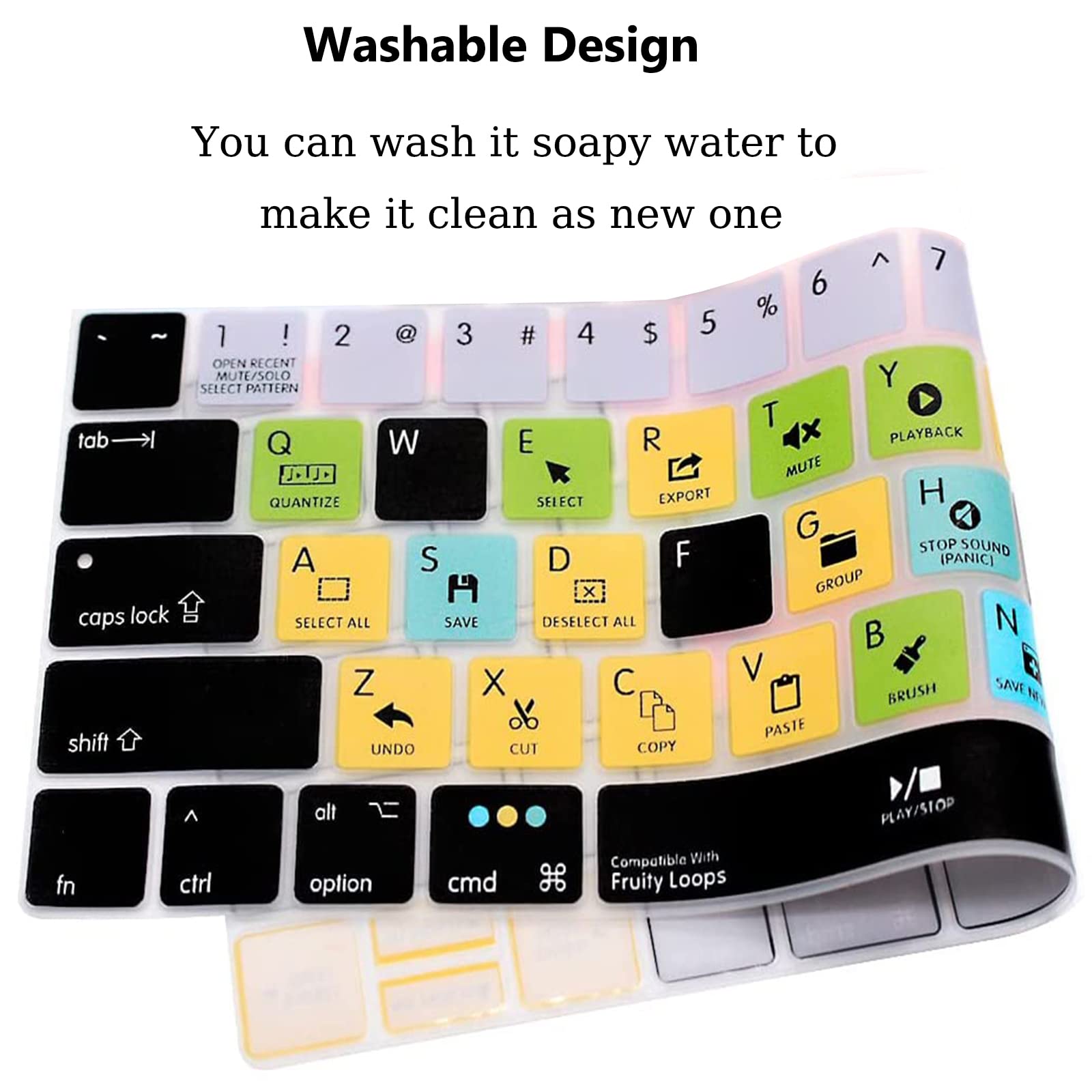 Amazon.com: FL Fruity Loops Keyboard Cover for MacBook Pro 14 16