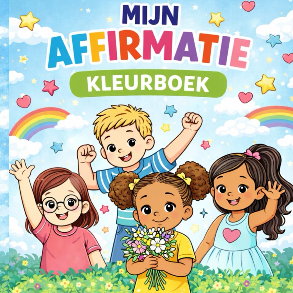 Mijn Affirmatie Kleurboek: Positieve woorden voor kleine harten – Een rustgevend kleurboek voor zelfvertrouwen, gevoelens en groei (3–7 jaar)