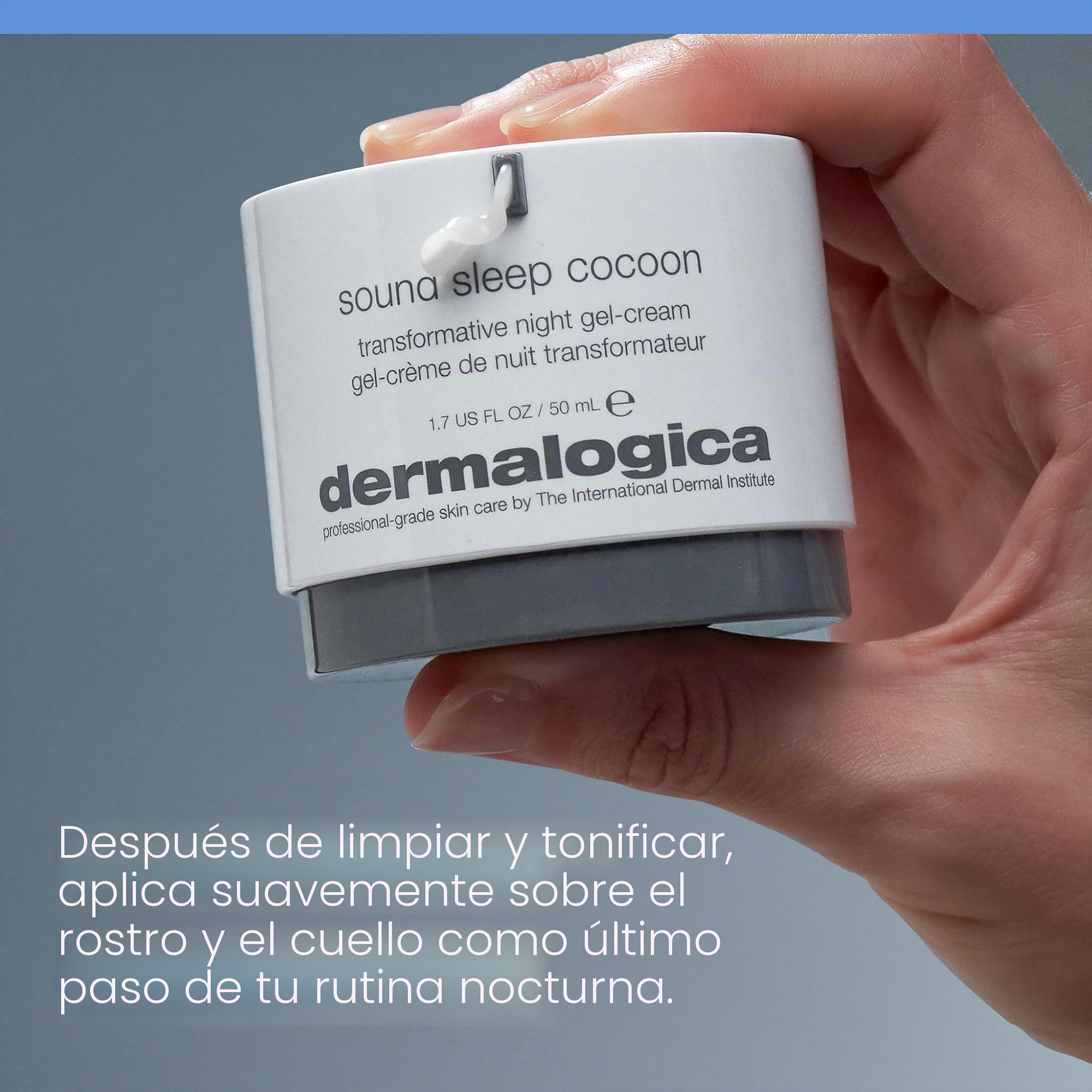 Dermalogica Sound Sleep Cocoon Crema de Noche 50ml | Gel-crema de noche que hidrata, revitaliza y ayuda a que la piel luzca más radiante al despertar.
