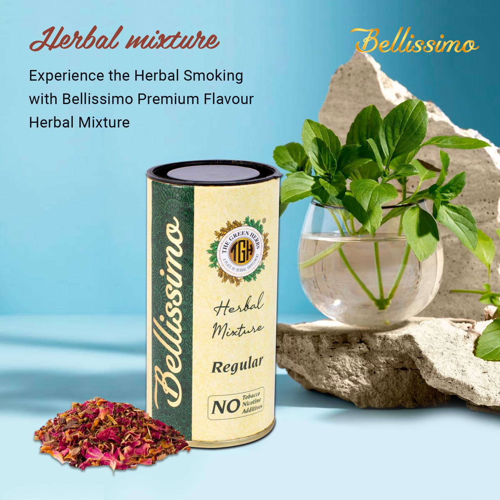 herbal blend tobacco Amazon.com: Bellissimo Herbal Smoke Mixture, Tobacco and Nicotine Free  Smoking Blend, Tobacco Alternatives to Quit Smoking, Regular & Mint Flavor,  Roll Your Own Smoke, 2 Packs of 60gm : Health & Household