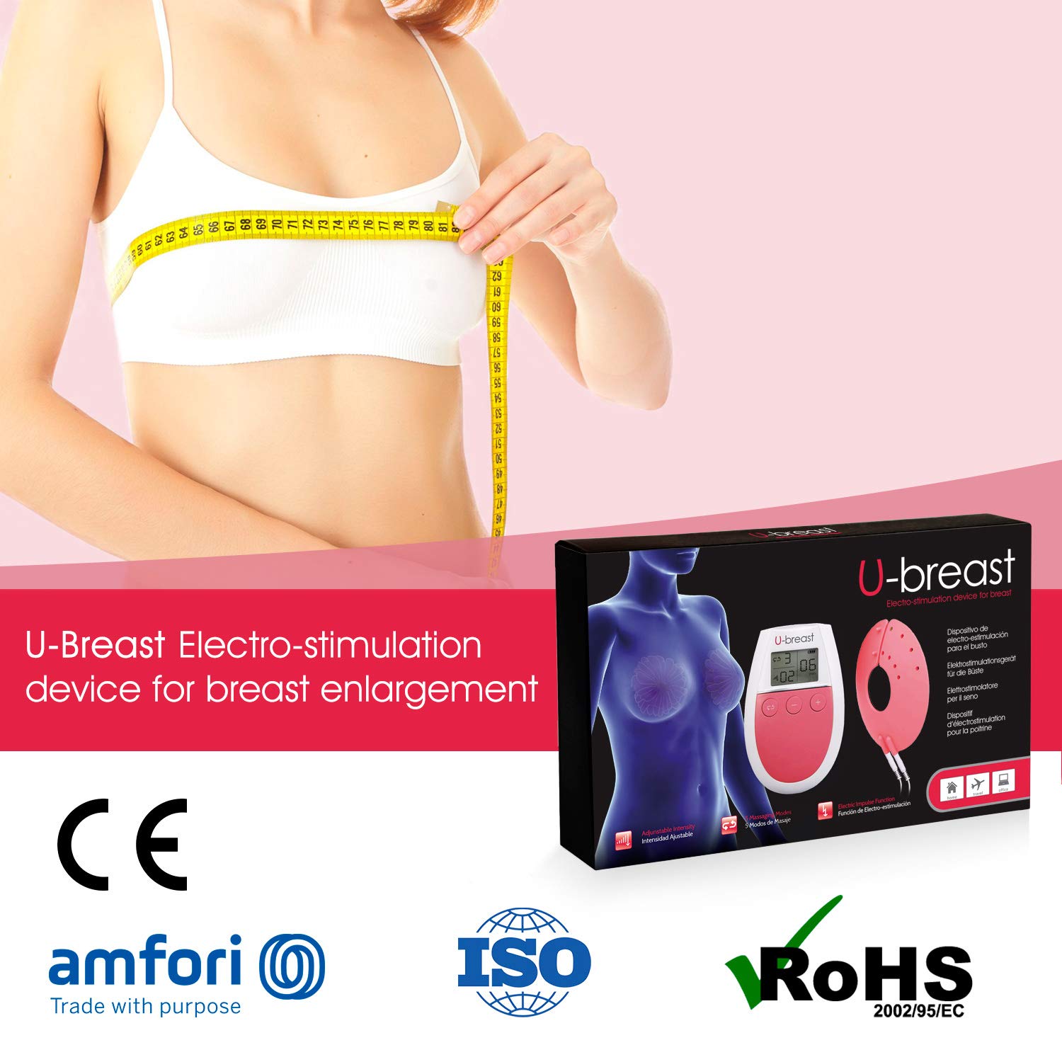 U-Breast: Aparato de electroestimulación para aumentar los senos