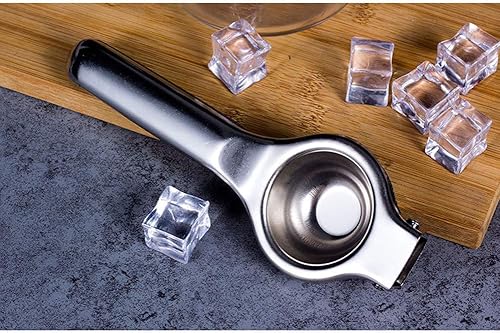 Miniatura 3 de Jenkin Exprimidor manual de acero inoxidable Exprimidor de limón cítrico,Exprimidor de frutas Lime Press Metal,Herramienta profesional de la cocina