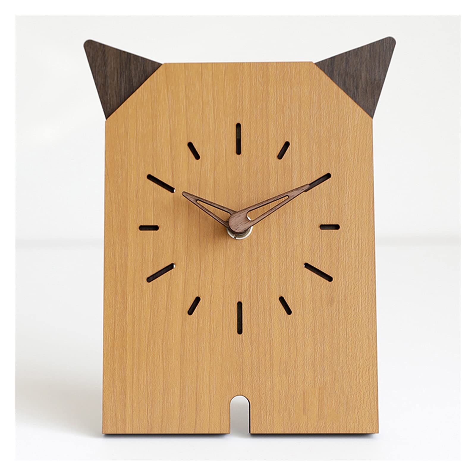 SHANGMAOYO Vintage Table Clock Table Clock Tabletop Clock Living Room Desktop Nordic Retro Silent Modern Mute Table Clock Ornaments Wood Mantel Clocks for Living Room Desktop Clocks (Size : A)