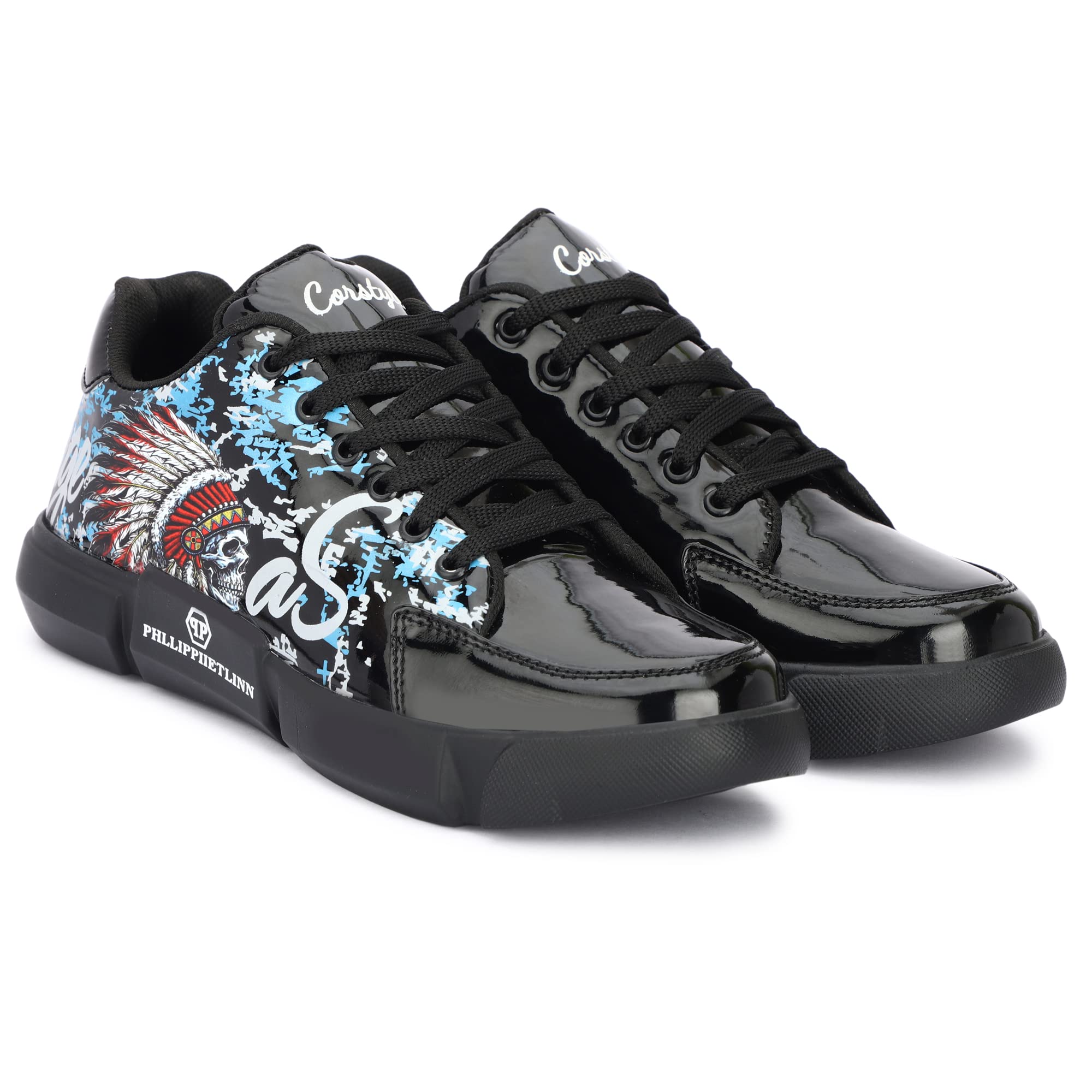 See full amazon price history chart for Corstyle Men Multipurpose Casual Sports Sneakers Shoes with Padded Insocks for Comfort Black Corstyle Men Multipurpose Casual Sports Sneakers Shoes with Padded Insocks for Comfort Black (B0BT1M9XZ4) Amazon Price History, Amazon Price Tracker
