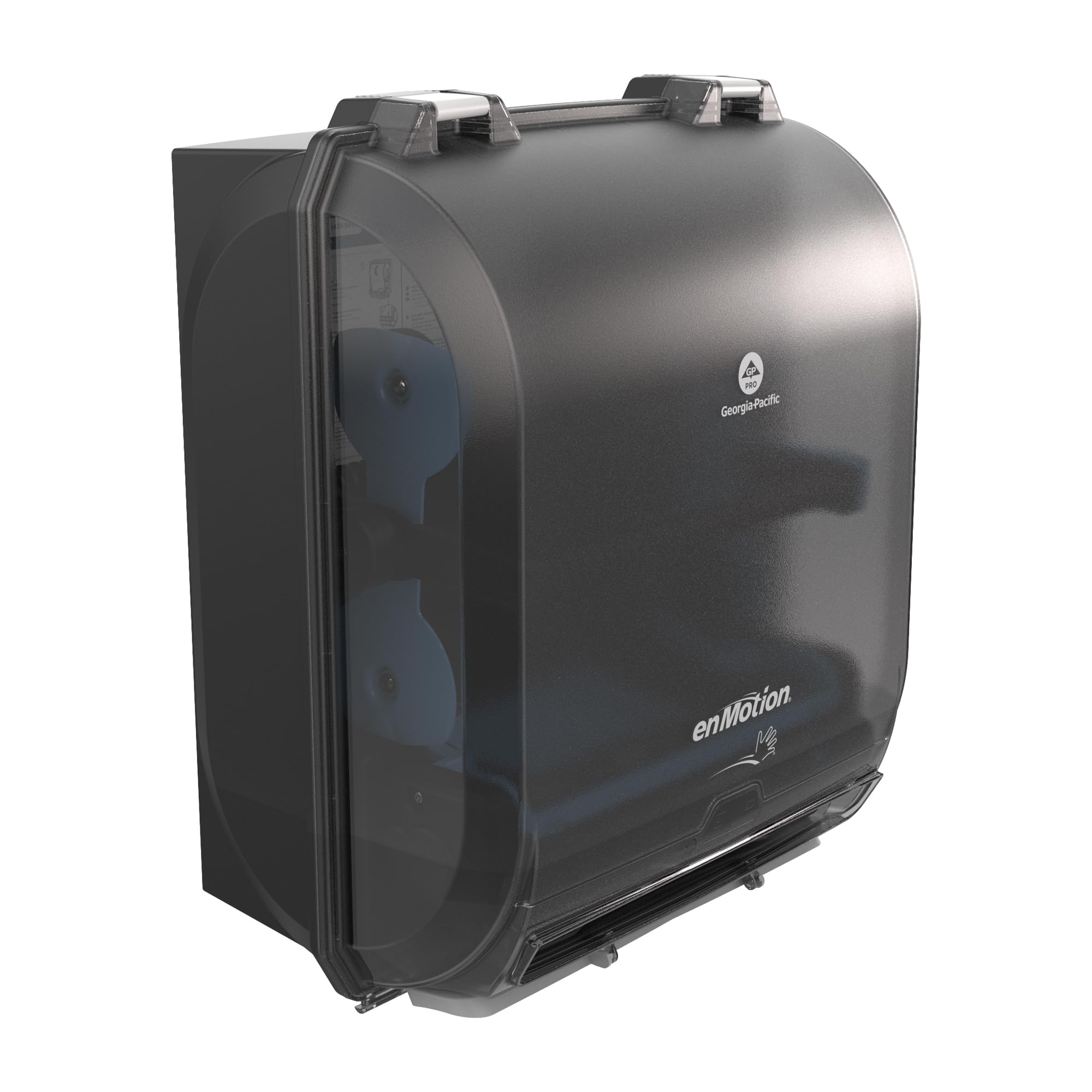 ENMOTION® Dispensador automático de Toallas de Papel sin Contacto de 10 Pulgadas por GP Pro (Georgia-Pacífico), Negro, 1 dispensador