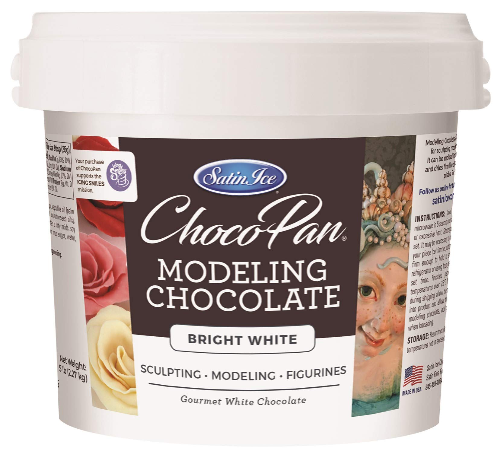Satin Ice Black Fondant, Vanilla, 1 Kilogram — view 35