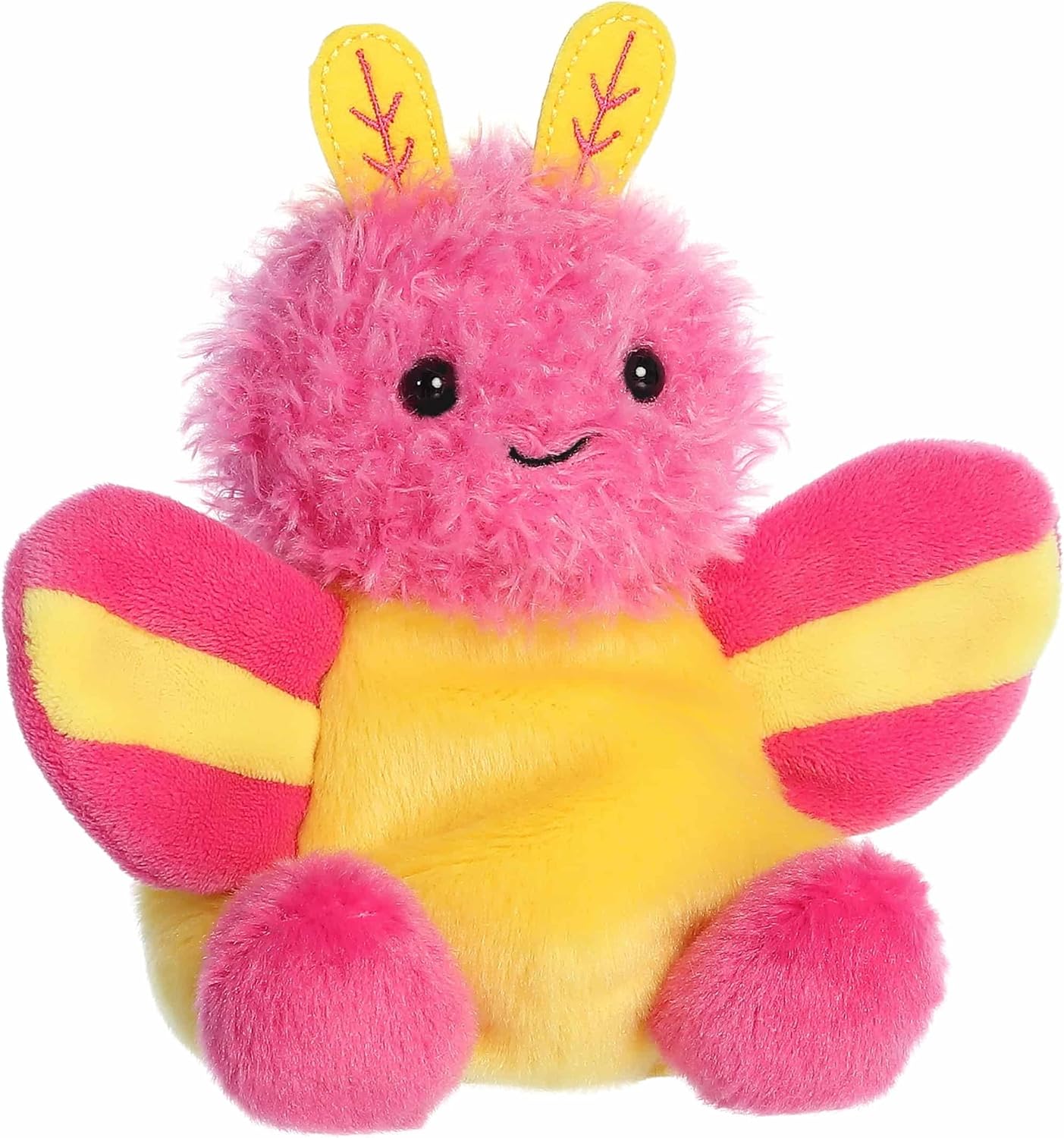 Aurora® Adorable Palm Pals™ Astrid Rosy Maple Moth™ Stuffed Animal - Fun Collectible Plush for Kids and Adult Collectors - Perfect for Decorating Rooms and Birthday Gifts - Pink 5 Inches