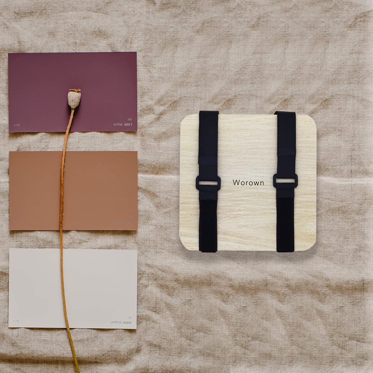 Worown (15 cm x 15 cm Kit de prensado de flores en miniatura, prensa de hojas, juego de prensado de 4 capas que incluye instrucciones para adultos para hacer muestras