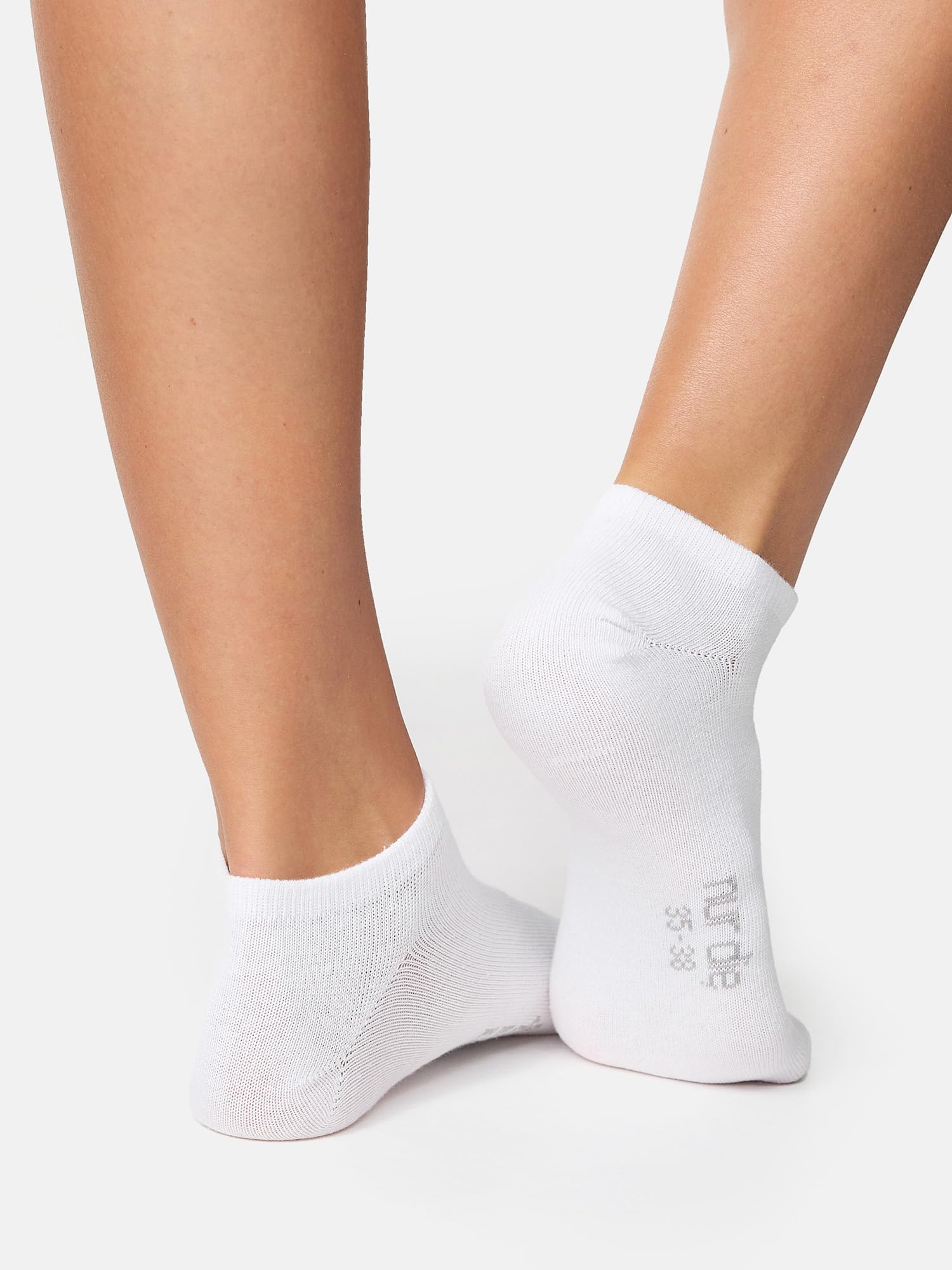 NUR DIE Damen Sneakersocken 18-Pack Baumwolle weich bequem atmungsaktiv