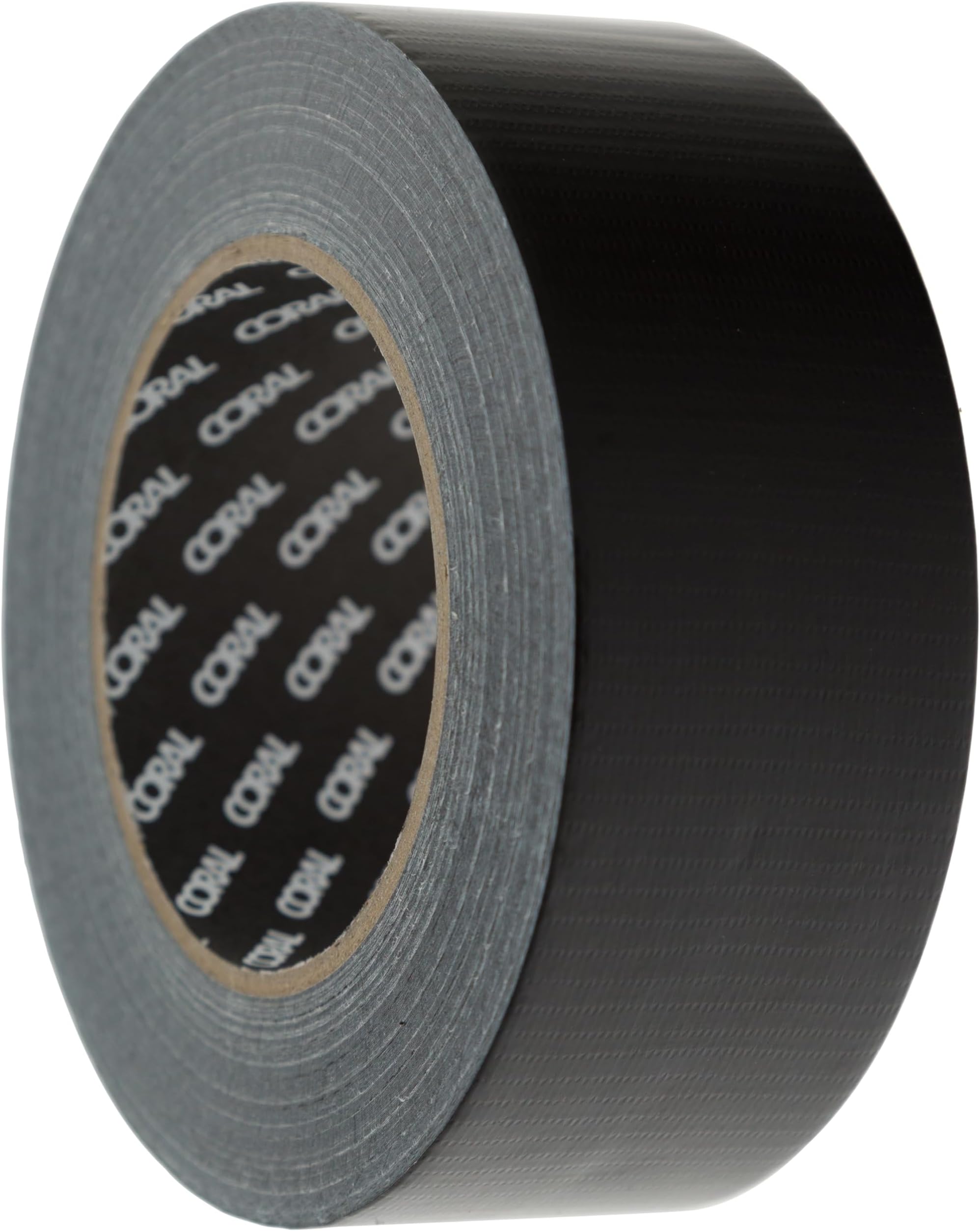 Coral 71372 Endurance Duct Tape Black High Strength Trade Gaffer Cloth Tape 2 inch 50M roll