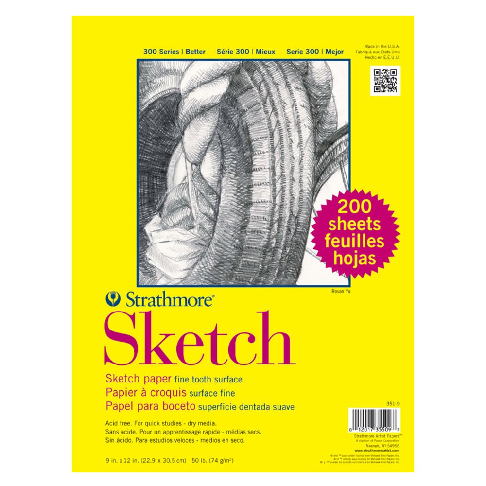 Strathmore Str-351-9 Croquis Classe papier dessin format 9 x 30.5 cm en feuilles mobiles