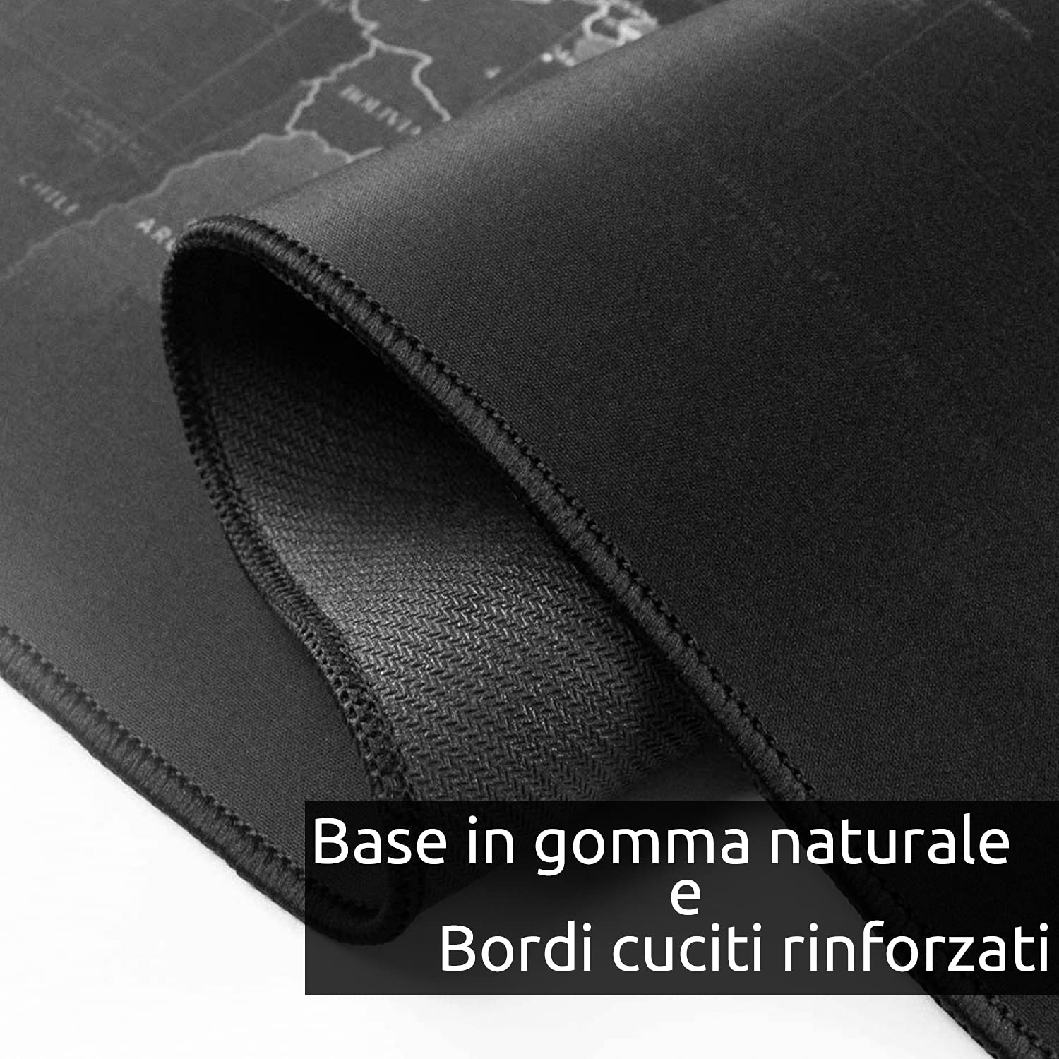 EFISH Tappetino per ouse da gioco (800 x 300 x 3 ), tappetino per ouse lavabile, tappetino