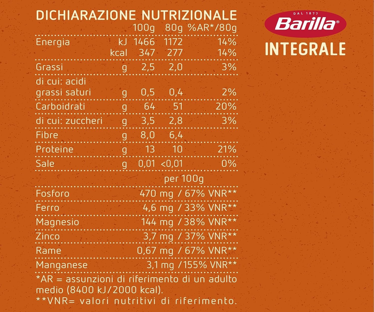 Italian Gourmet Linguine integrali pasta italiana Vollkorn 30 x 500g Nudeln | 100% Hartweizen, reich an Ballaststoffen, cottura 9 minuti, ideale per, Gesamtnettogewicht 15 kg + Kostenlos Polpa 400g
