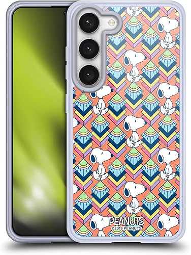 Miniatura 56 de Head Case Designs Funda de gel suave con licencia oficial de Peanuts House Snoopy Deco Dreams compatible con Samsung Galaxy S23 5G Casa,Blue