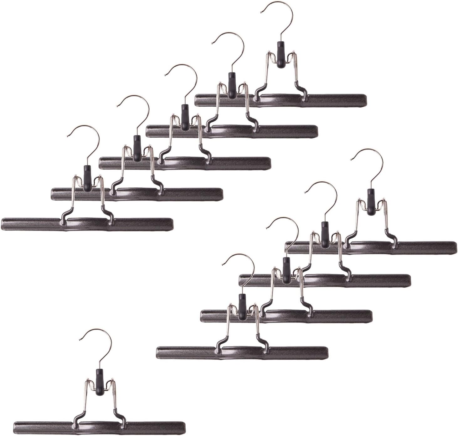 Mawa MA1300LBKSE10 NonSlip MAWA Hangers for Pants and