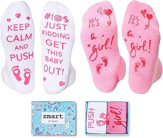 Pregnancy Gifts for Pregnant Women - New Mom Socks, Maternity Socks for Expecting Mom