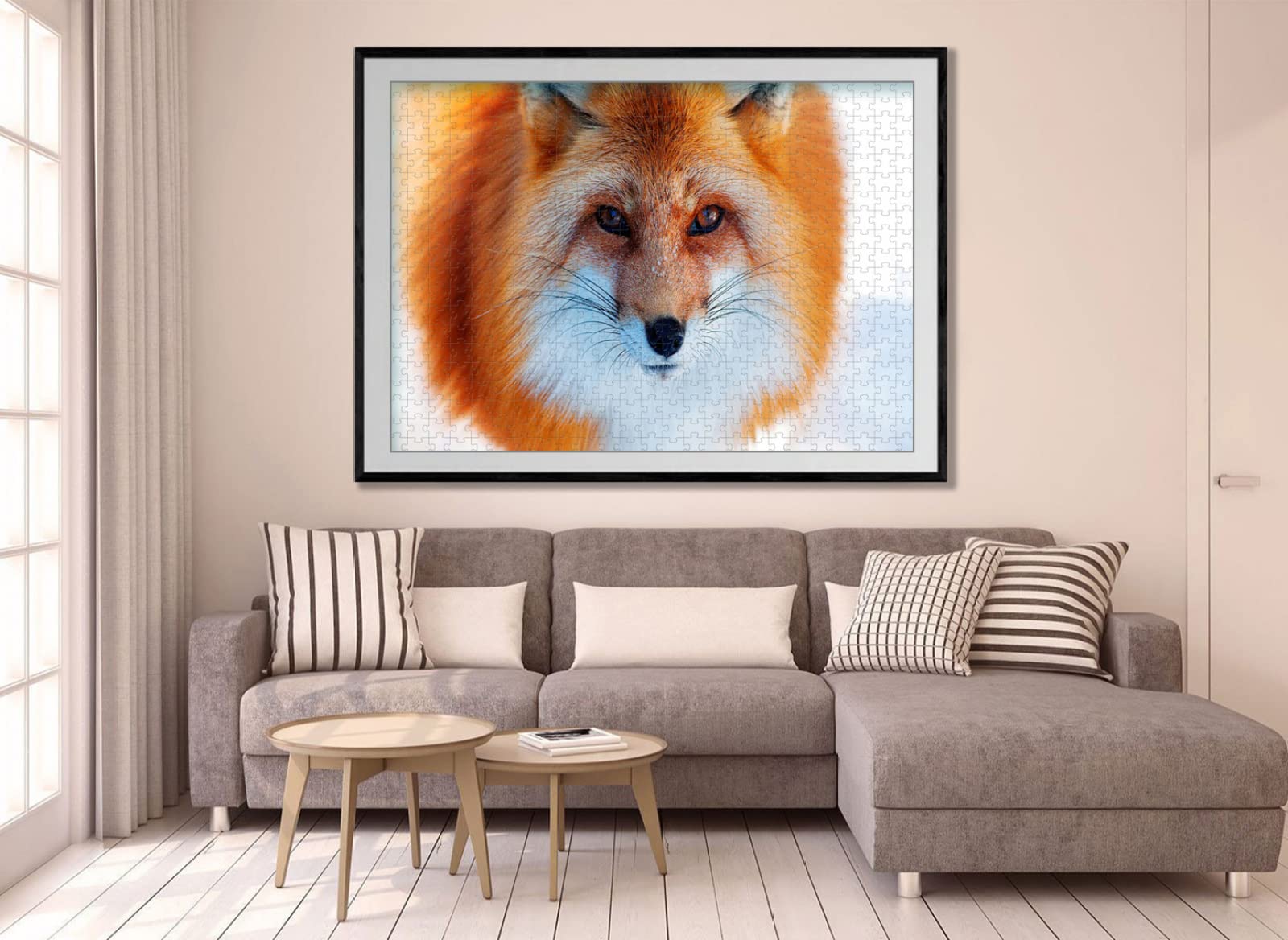 Puzzle 1000 Pièces : Renard Ardent - EnjoyPuzzle - Rue Des Puzzles