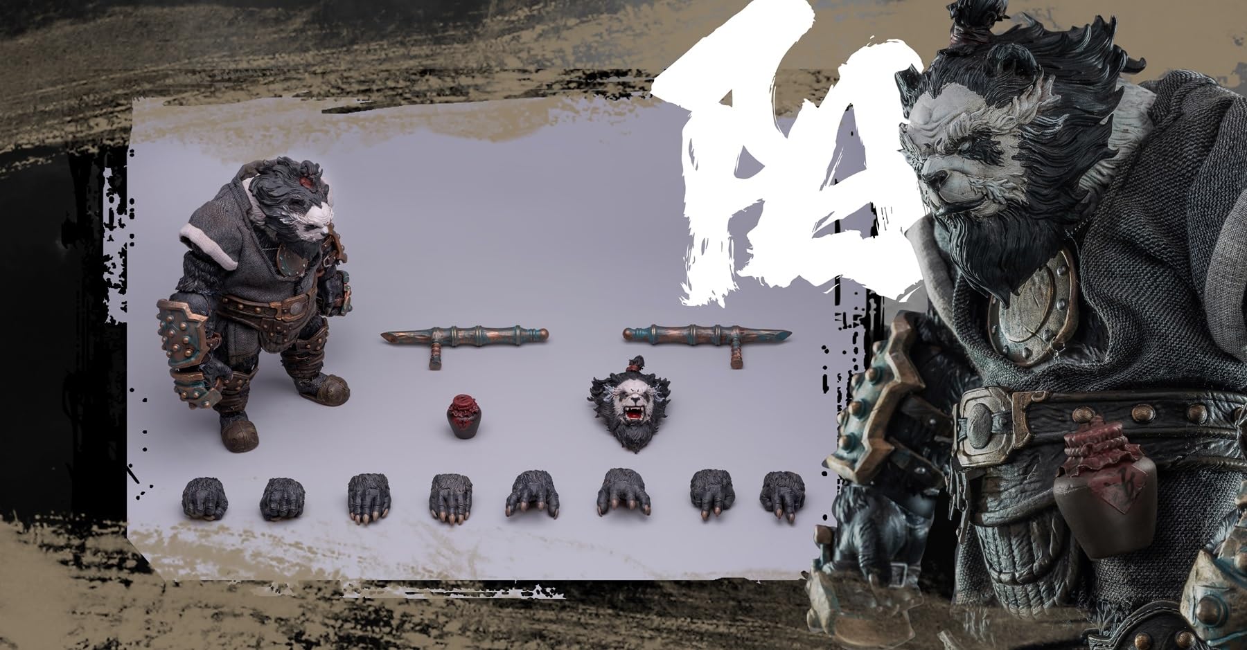 HiPlay 惑星フューリー　パンダ兄弟　可動　アクション フギュア　1/12① Amazon.co.jp: HiPlay 匠盟 1/12 MU-FP006 惑星フューリー パンダ兄弟