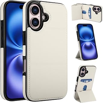 Dteck Wallet Phone Case for iPhone 16 Pro
