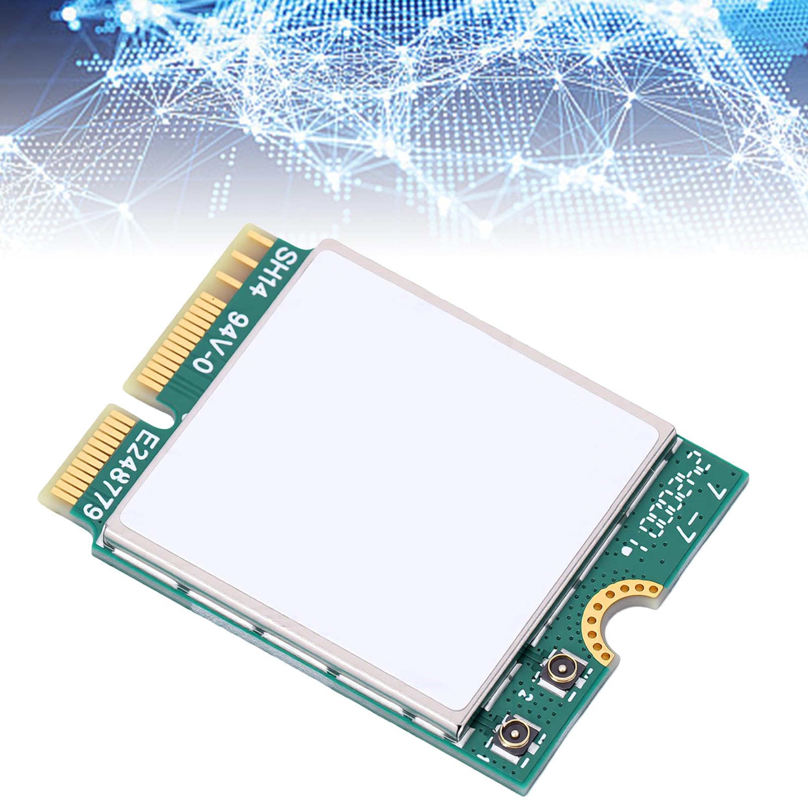 Topiky Tarjeta Inalámbrica WiFi 7 5.8Gbps Tri Band M.2 para Computadora