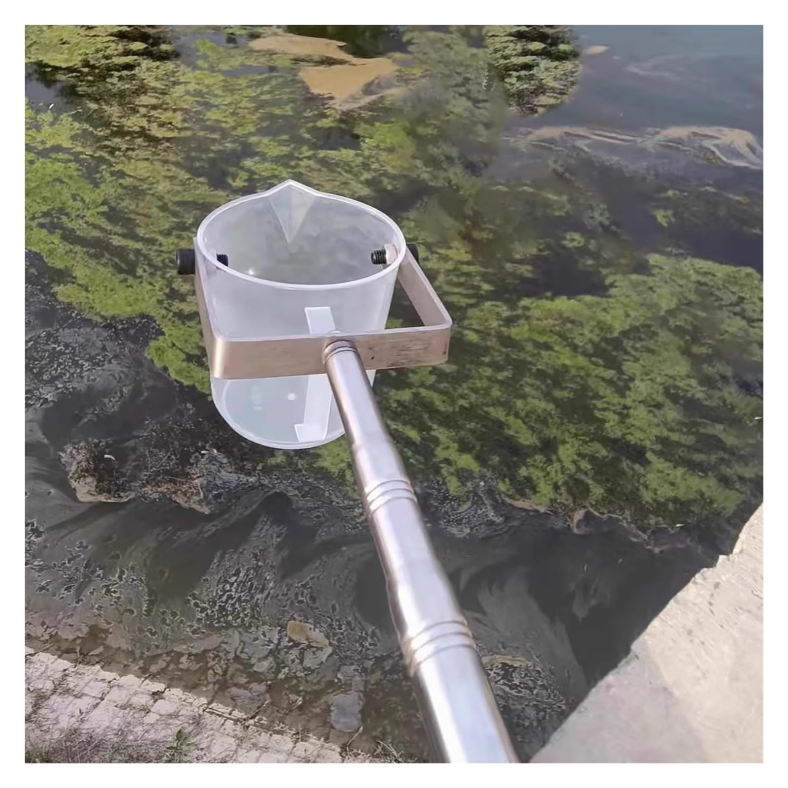 Wasserprobenentnahmestange, Teleskop, verstellbare Länge, Qualitätssammler für Flussteich, Labor, Probenahme