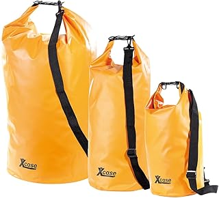 Xcase wasserdichte Beutel: Wasserdichter Packsack 16 Liter, orange (Outdoor Packsäcke)