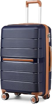 British Traveller Large Suitcase 28 Inch, Lightweight Hard Shell Luggage