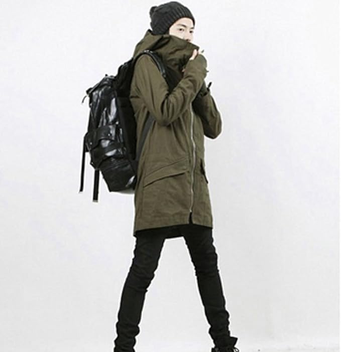 Amazon モッズコート コート フード付き メンズ インナー取り外し可能 2way スプリングコート M Khaki 納期 約1 2週間 コート ジャケット 通販