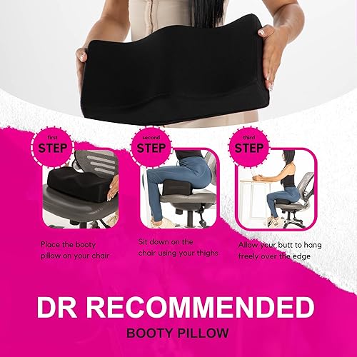 Miniatura 5 de BBL - Almohada para después de la cirugía, almohada suave para levantamiento de glúteos con orinario femenino y bolsa de mano, almohada de cirugía