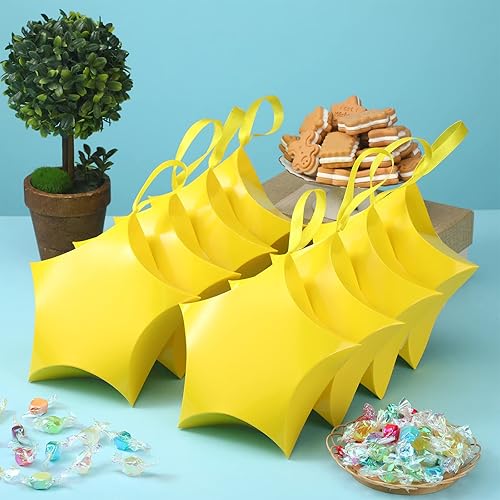 Miniatura 3 de 28 cajas de regalo de fiesta en forma de estrella, cajas de dulces temáticas con cintas, cajas pequeñas de golosinas, cajas de regalo de fiesta