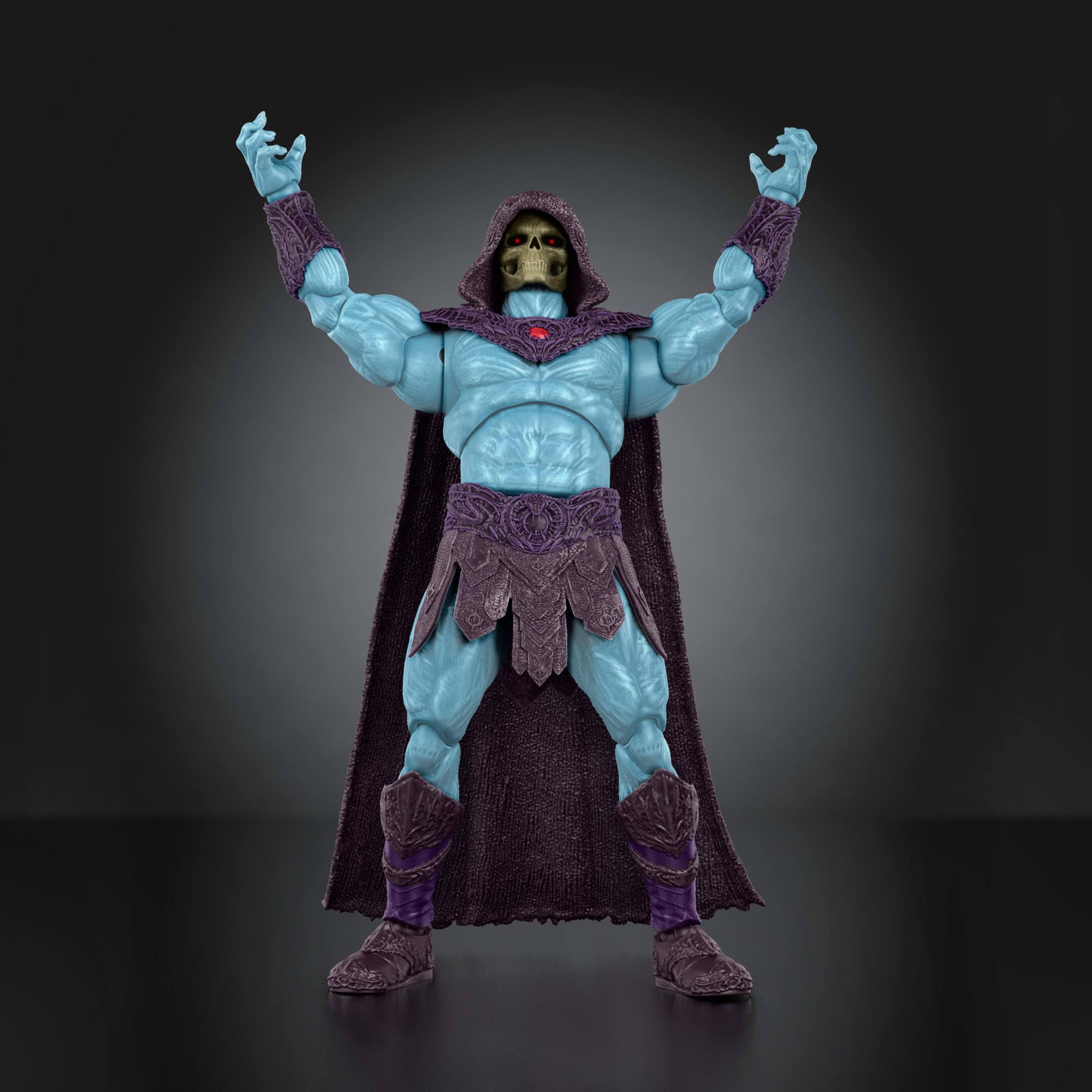 Masters of The Universe Chronicles Skeletor Figura del Villano de la película de 2026 a Escala 1:12, Aspecto Fiel al del Actor Jared Leto, articulaciones de Primera Calidad, Báculo Havoc, JKJ23
