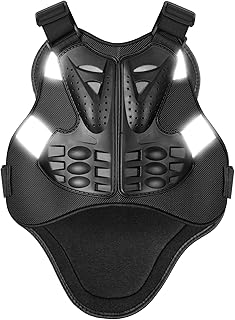PELLOR Protective Vest Motorcycle Protectors Chest Armour Motocross Spine Protective Equipment Protector Vest for Snowboar...