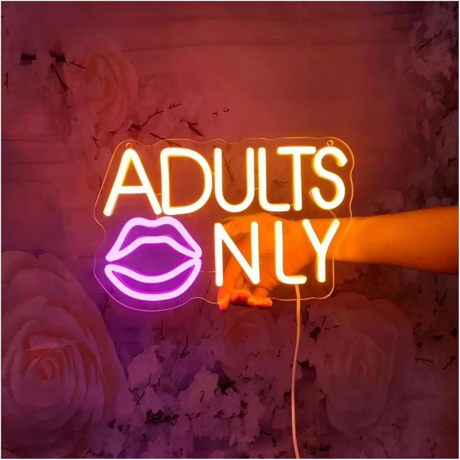 Letrero de neón para adultos, decoración artística acrílica, para solo para