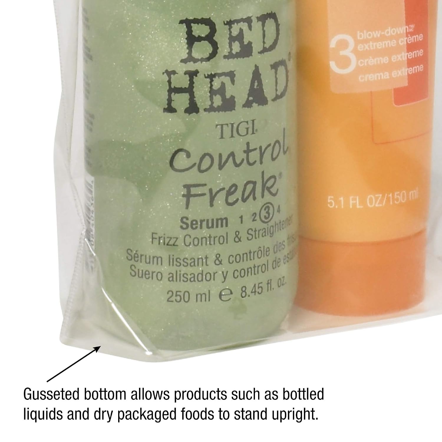 4" x 2" x 6", 2 Mil (1000/Case) Expandable Bottom Gusseted Zipper Reclosable Plastic Poly Bags