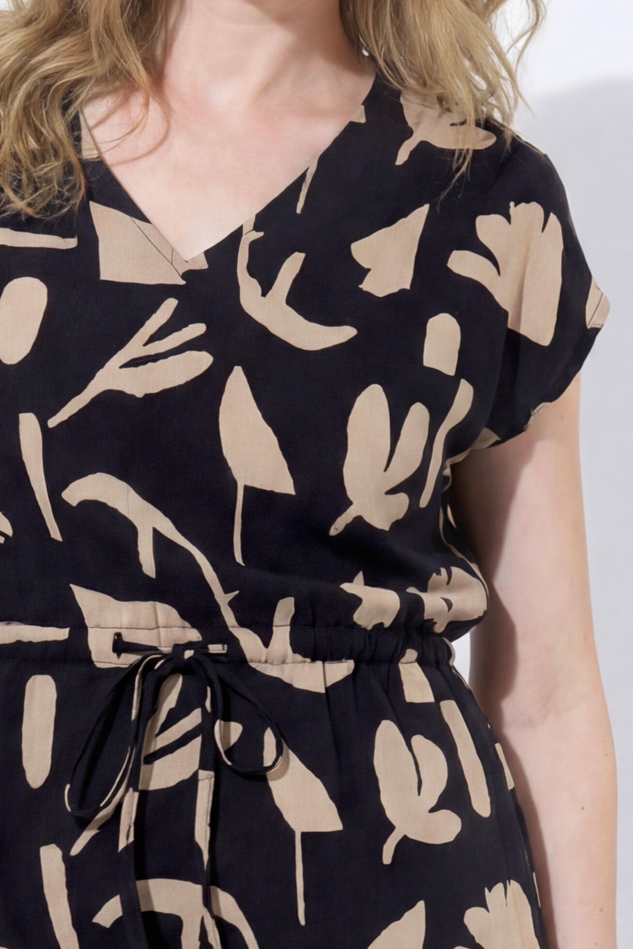 Ulla Popken Damen Midikleid
