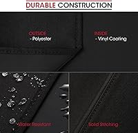 Vista 5 de Unicook Cubierta de parrilla de gas impermeable resistente al agua, cubierta de barbacoa de 65 pulgadas, material especial resistente a