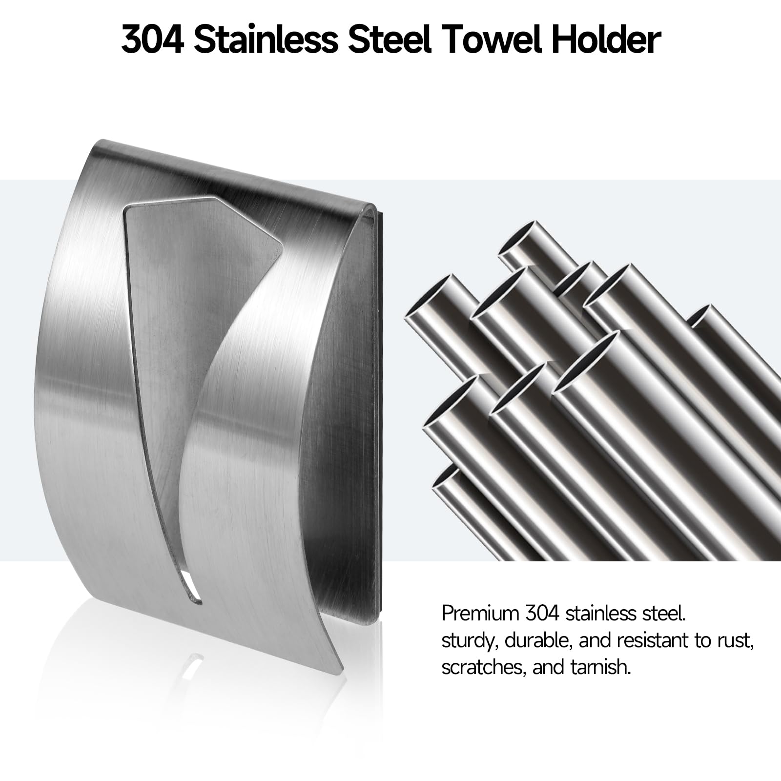 Magnetic Refrigerator Towel Holders - 2 Pack -4 Magnetic Refrigerator Towel Holders - 2 Pack -4