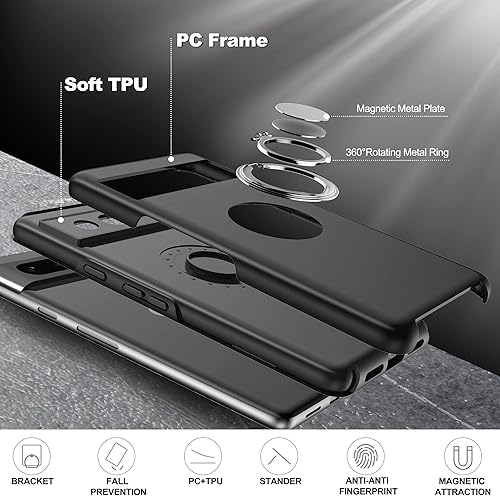 Miniatura 7 de Gritup Funda para Pixel 7, funda para Google Pixel 7 con protector de pantalla HD, a prueba de golpes, funda para teléfono Google Pixel 7 con